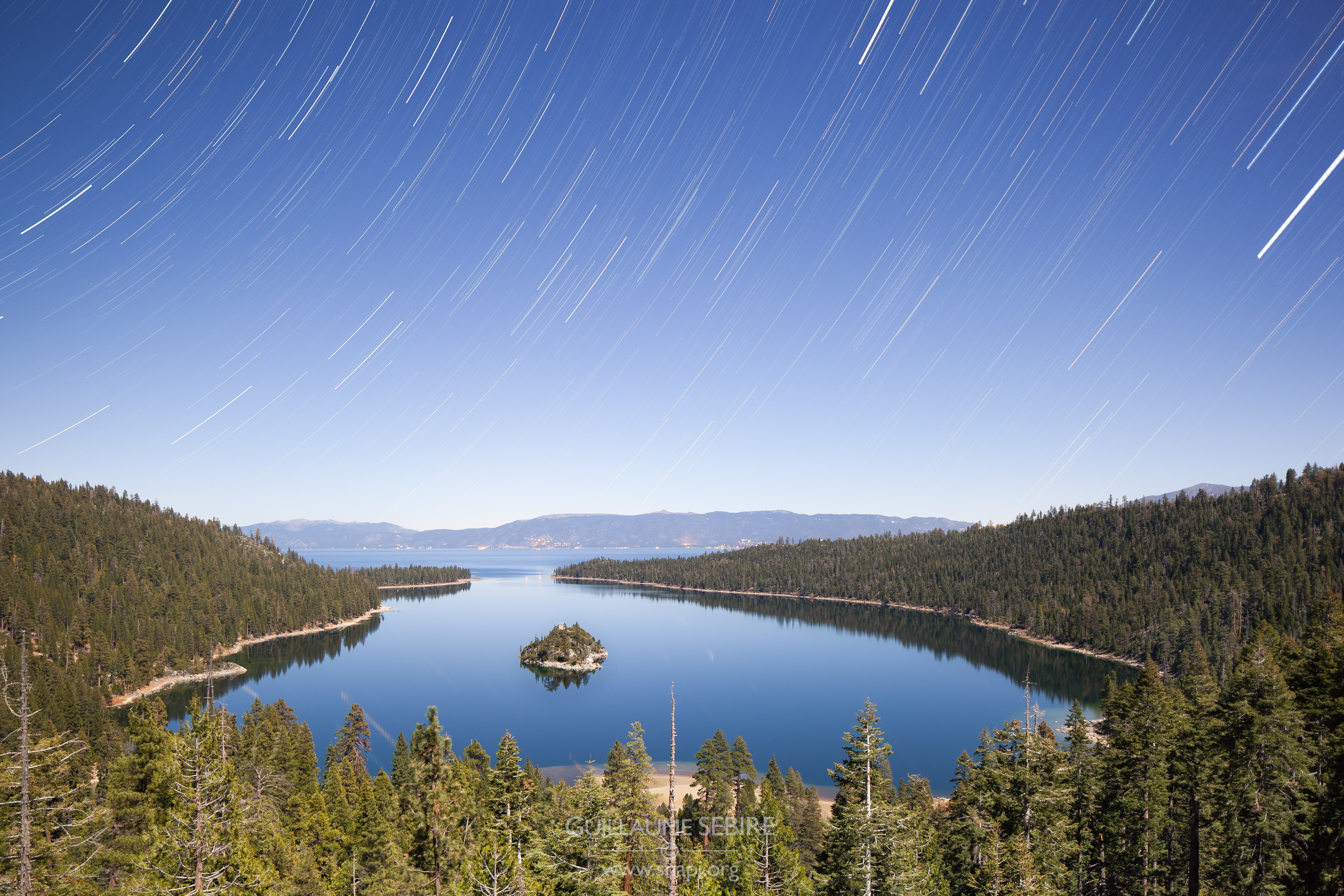 Emerald bay and Fannette island, Lake Tahoe, California