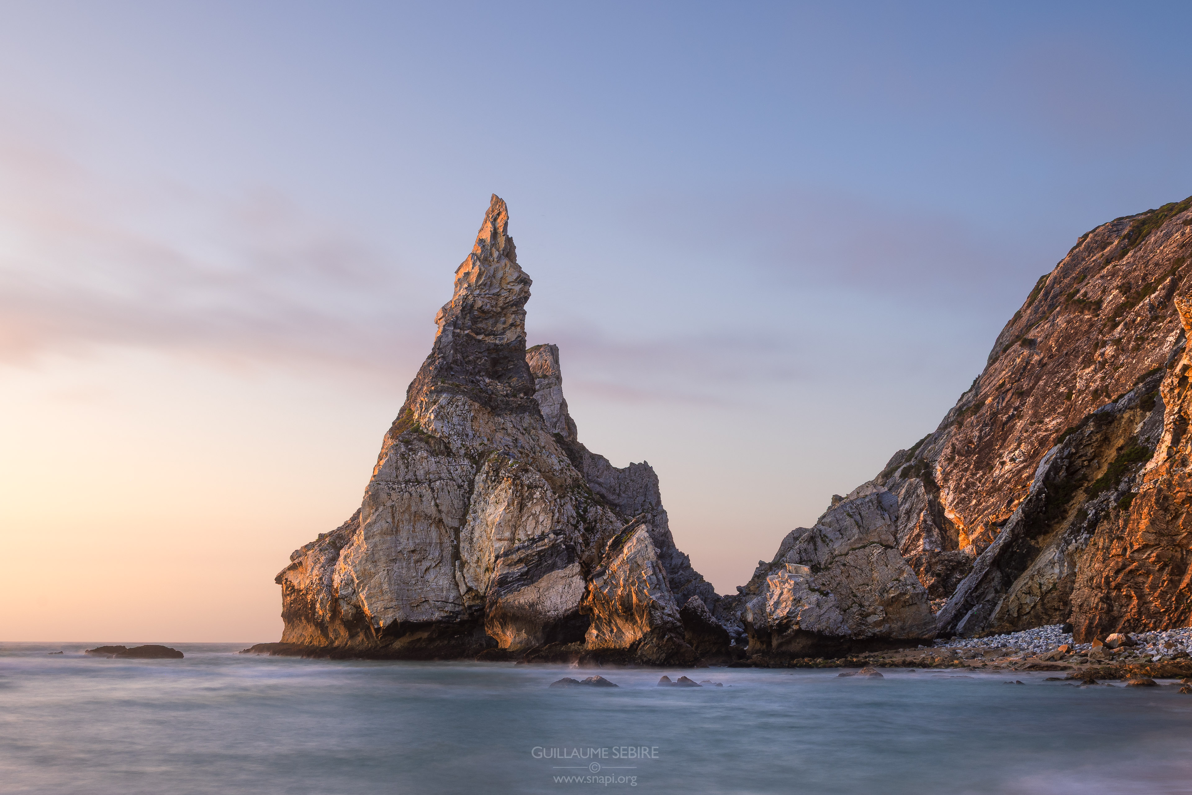 The stunning sea stacks of continental Europe's westernmost beach, Sintra, Portugal